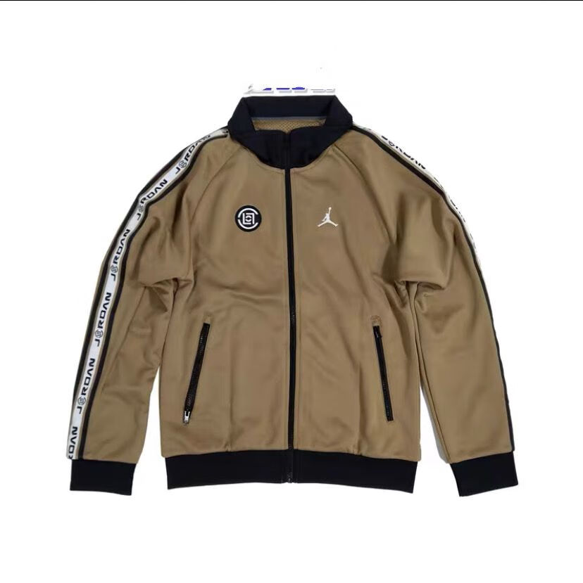 jordanaj飞人秋冬陈冠希联名 兵马俑串标拉链夹克 男女款运动外套潮