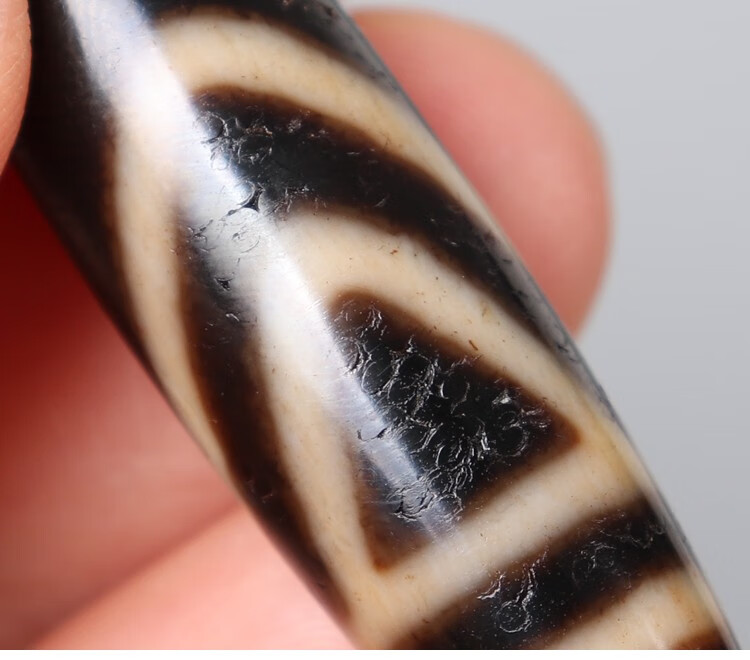 桓缘洋60京选严选】西藏一眼靠山天珠 藏传天珠项链吊坠男女 至纯老