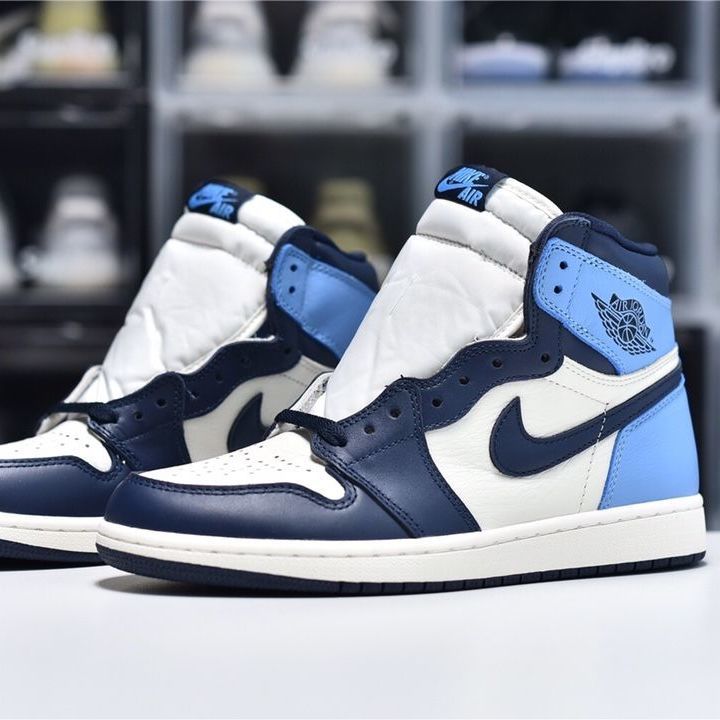 air 1 "obsidian" 北卡蓝 黑曜石 乔1 男鞋 现货 38【图片 价格 品牌