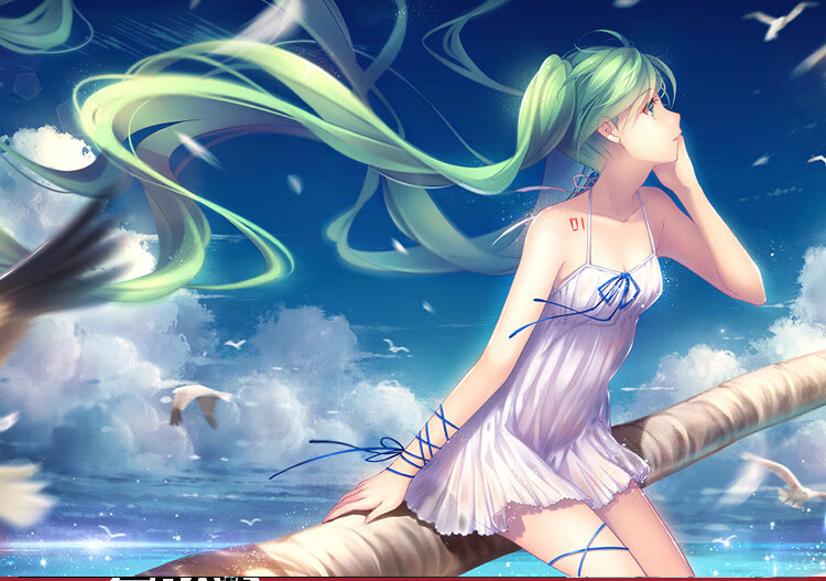 手办动漫二次元初音未来手办miku和服花衣浴衣巡音橙花公主殿下 深海