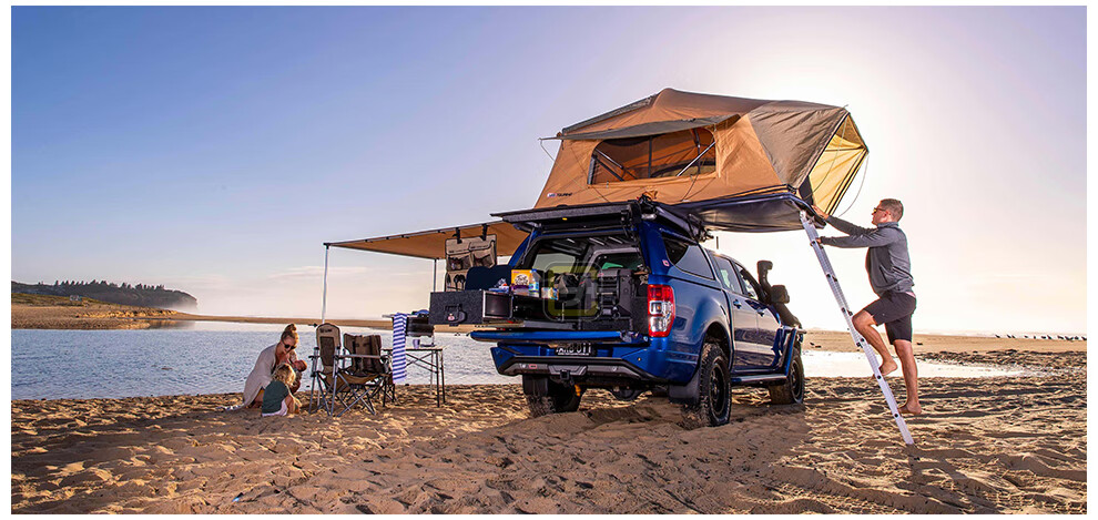 运良改装 arb户外卡卡杜折叠车顶帐篷 自驾游野营双人适用于辛普森
