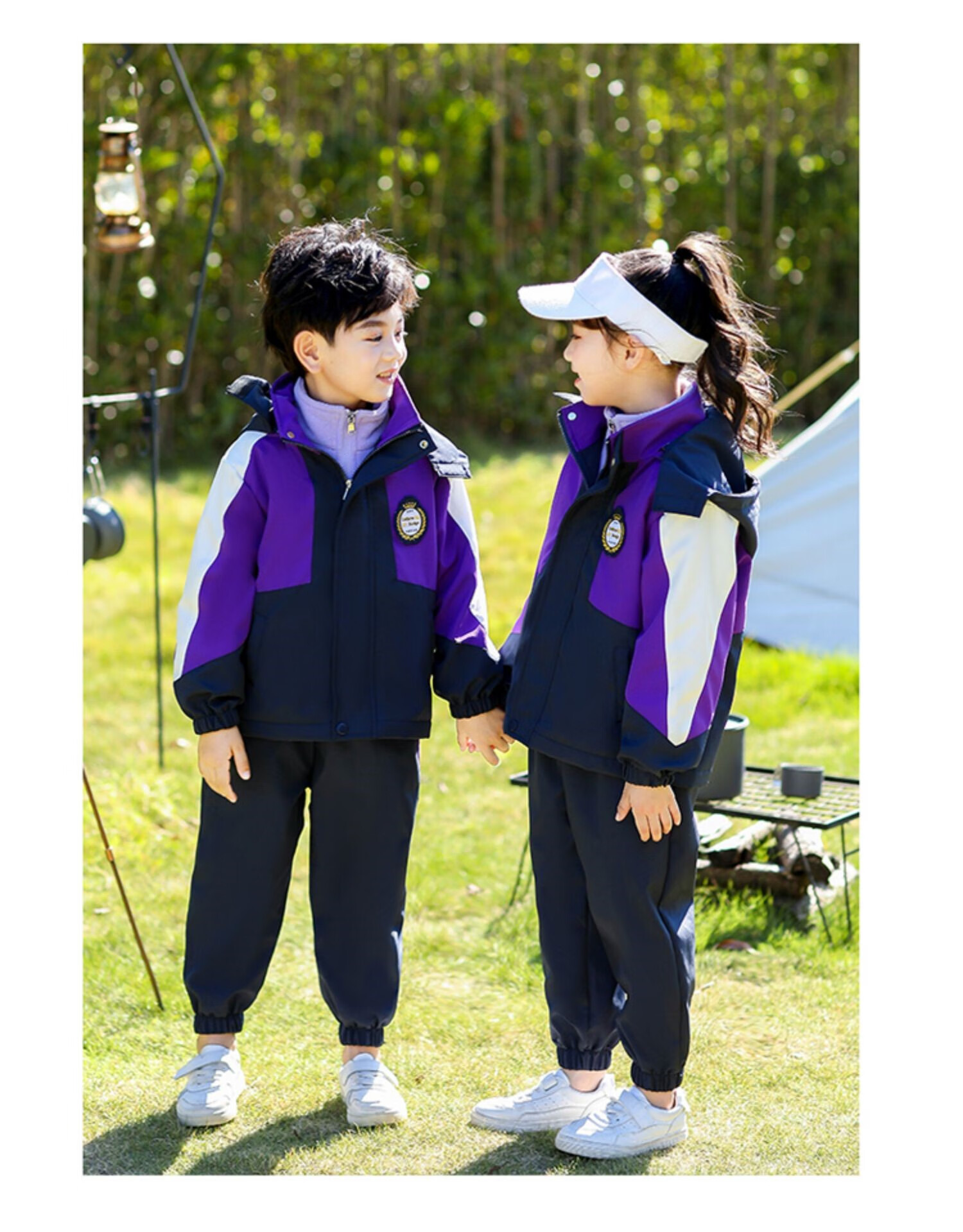 青青世界校服深圳校服特级版威达春夏秋冬款幼儿园园服春秋装冲锋衣三