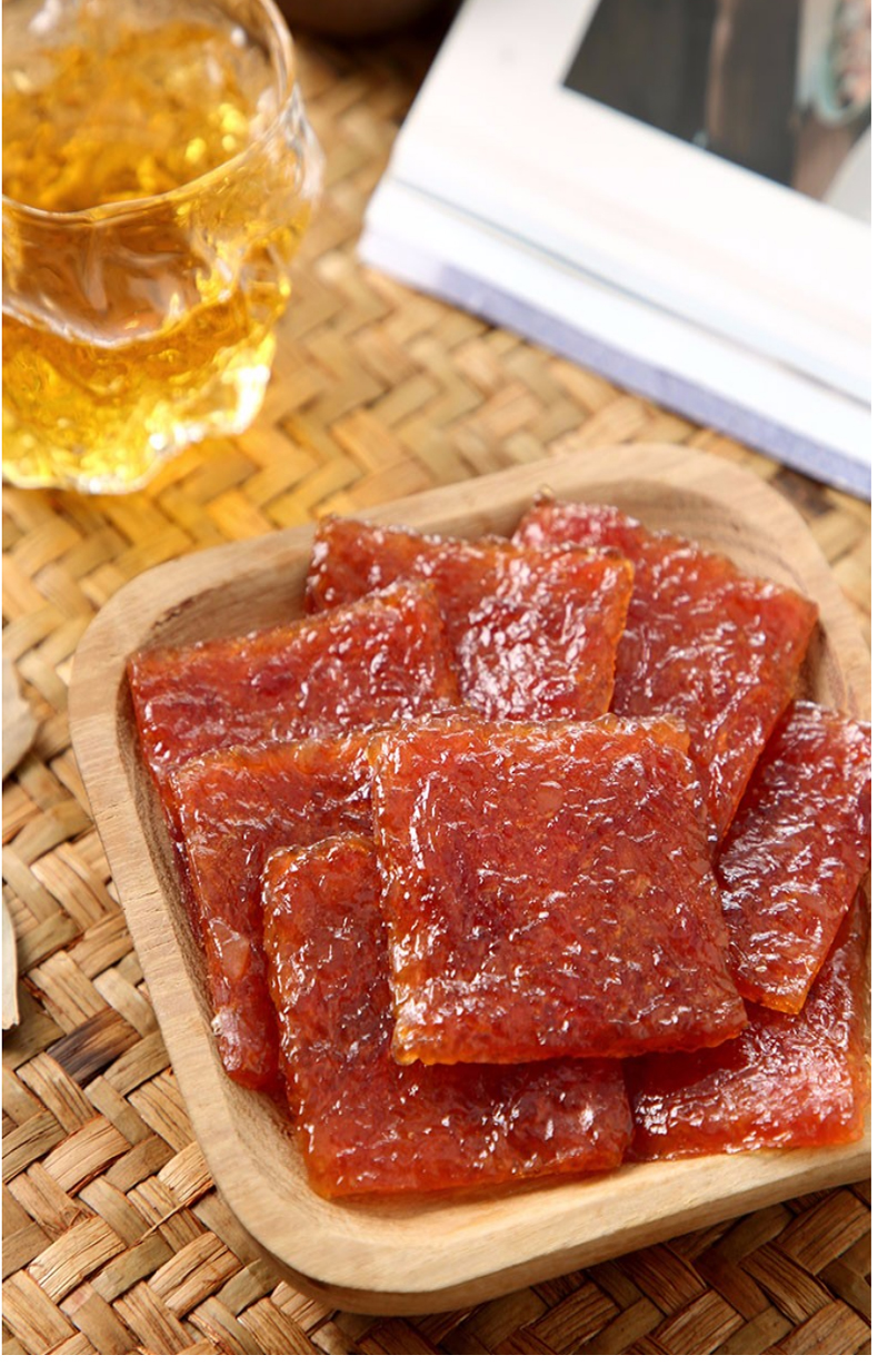 广州酒家秋之风猪肉脯90g利口福原味炭烧黑椒猪肉脯干广东特产休闲