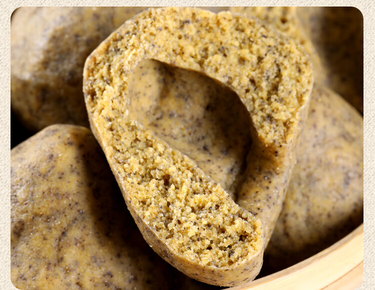 fghgf 山东滨州无棣黑豆面窝头纯手工现做北方粗粮杂粮馒头不加糖真空