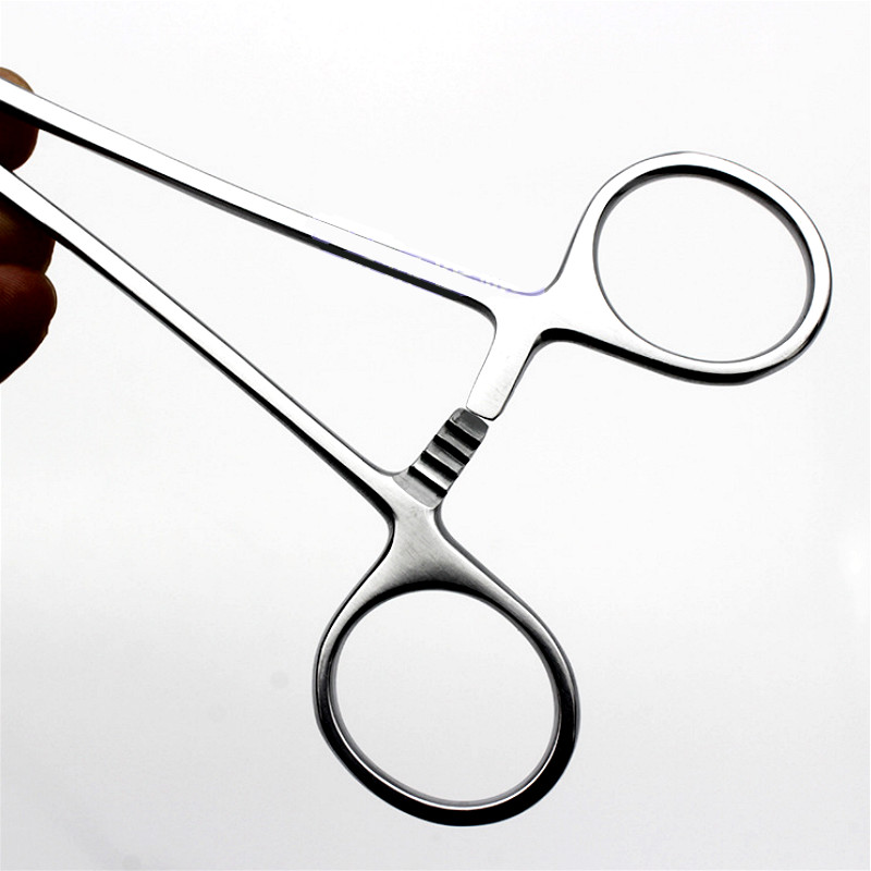 不锈钢子宫钳宫颈钳25cm直弯头23齿妇科手术器械宫颈钳弯头精工