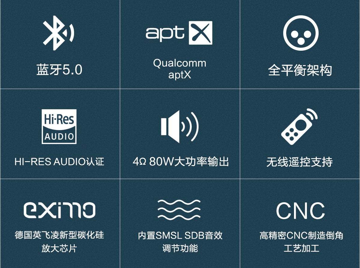 8s纯数字功放机80w桌面台式音箱系统功率放大器 银色【图片 价格 品牌