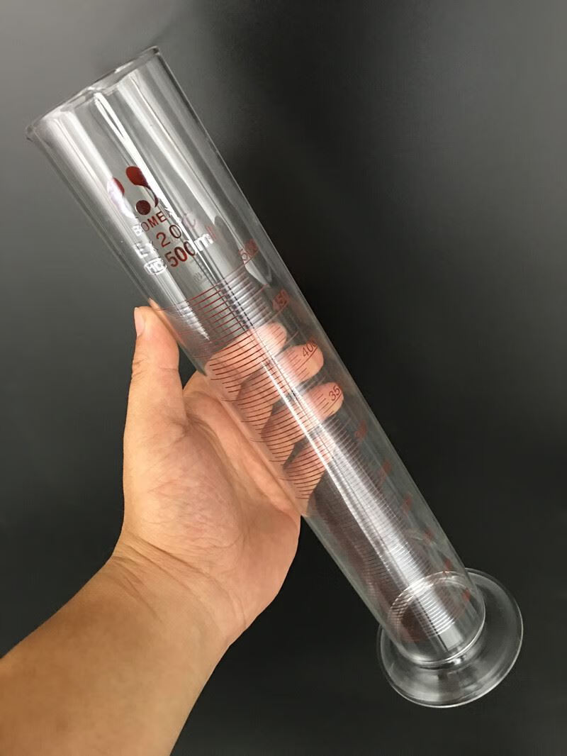 玻璃量筒 刻度量筒 实验室量筒5 10 25 50 100 250 500ml 烘焙烧烤