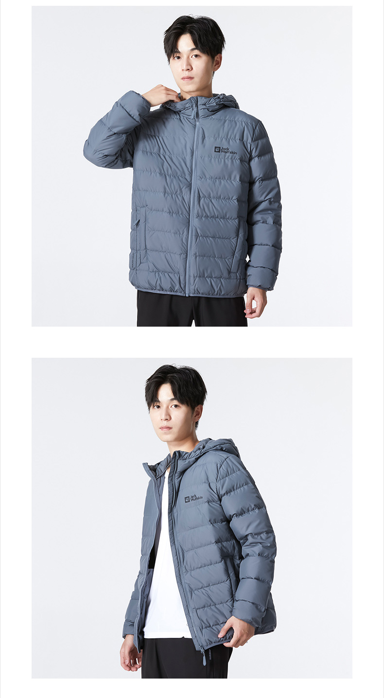 jack wolfskin狼爪官方羽绒服男22秋冬新款户外防泼水防风保暖700蓬