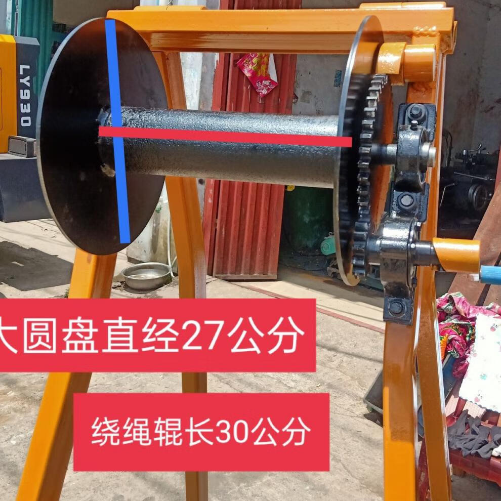 潜水泵井架子加厚镀锌钢管方管深水泵架子手摇式农用灌溉水泵架子