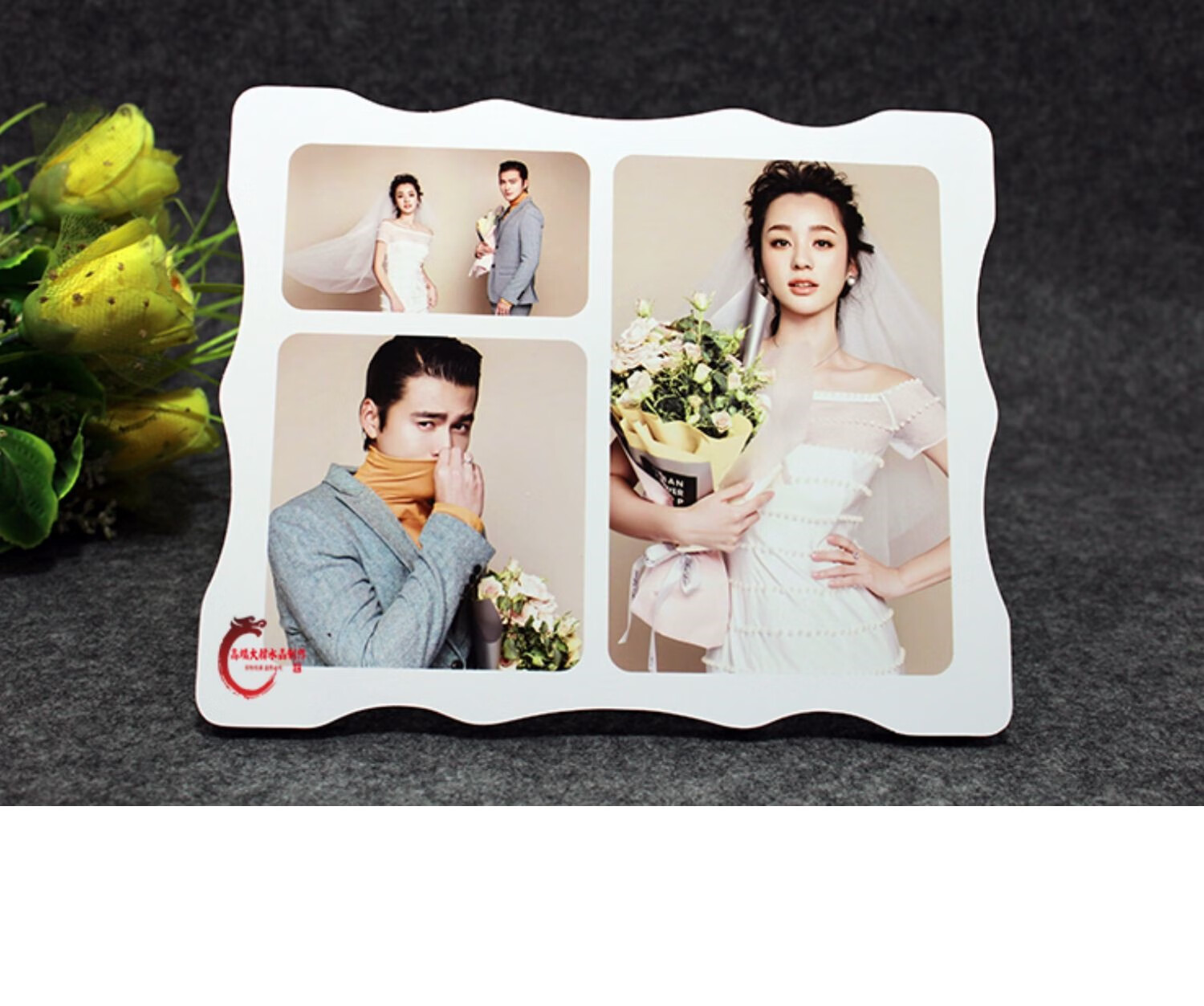 达趣格 制作9组合照片相框摆台桌面简约大韩水晶4宫格宝宝美女婚纱