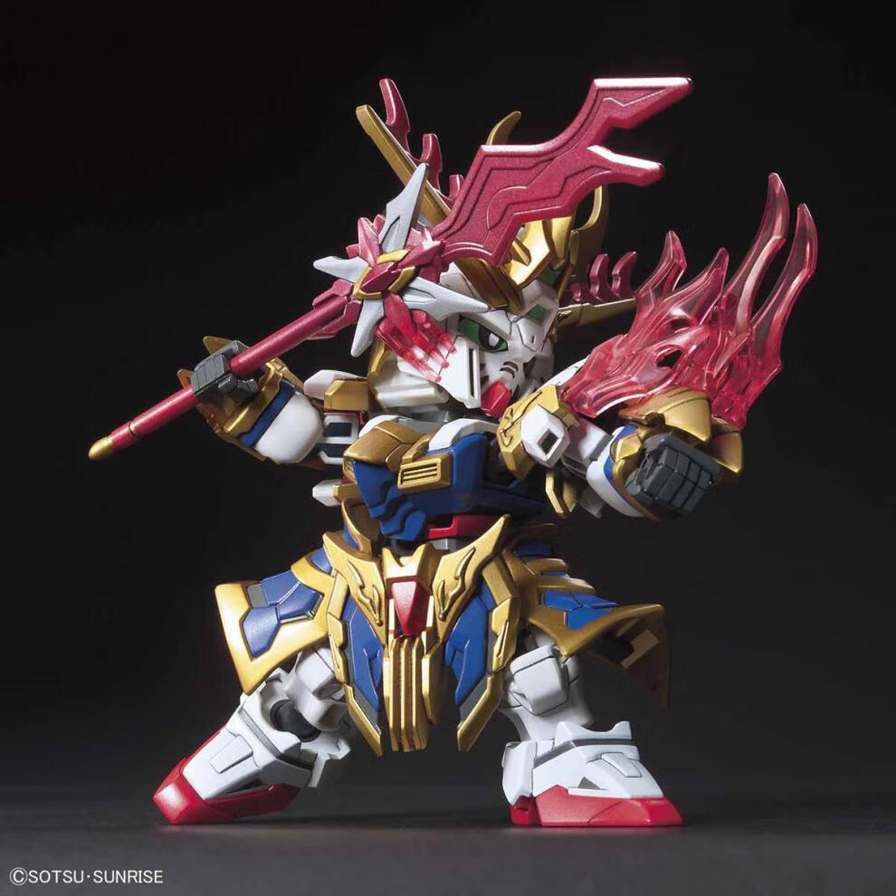 萬代(bandai)高達三國系列手辦同款萬代拼裝創傑傳sd敢達劉備關羽呂布