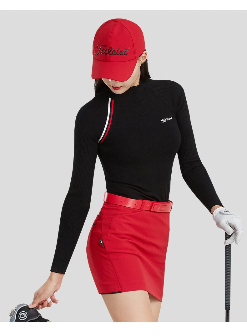 titleist titleist泰特利斯高尔夫服装女长袖t恤22新品tour fit女装