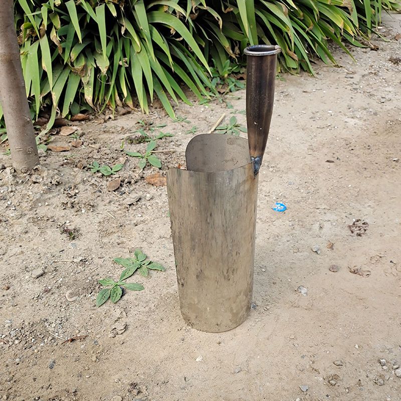 挖山药神器专用铲全钢工具半圆铁锹农用挖山药大洛阳铲套筒套铲 锰钢