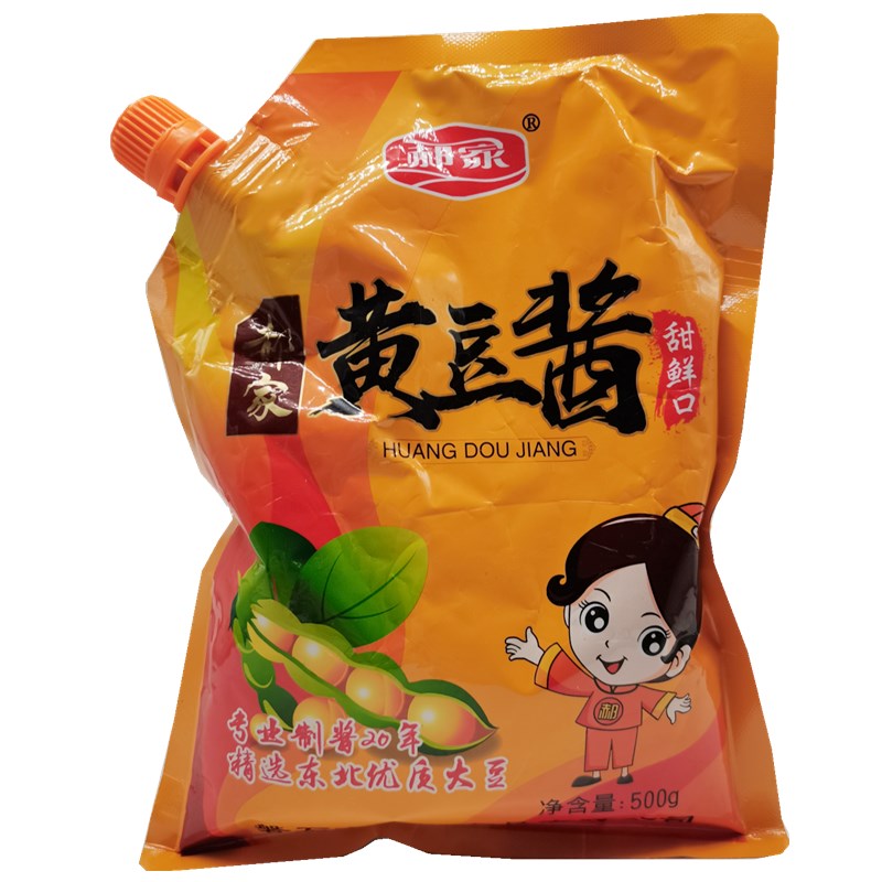 吉林磐石大酱500g酱香黄豆酱东北大酱蘸菜酱磐石大酱多省 24袋500g