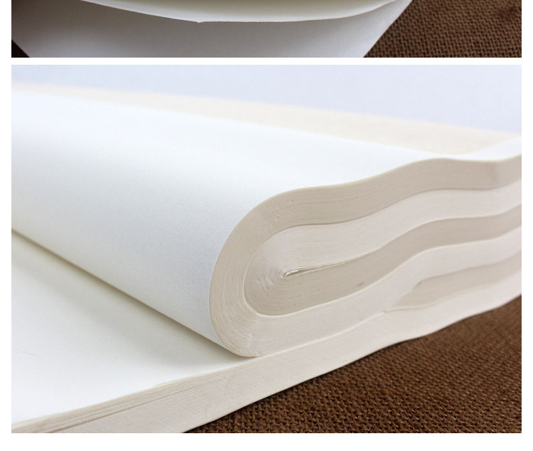 毛笔字国画作品创作练习宣纸书法专用纸 25张 丈二145cm*368cm【图片