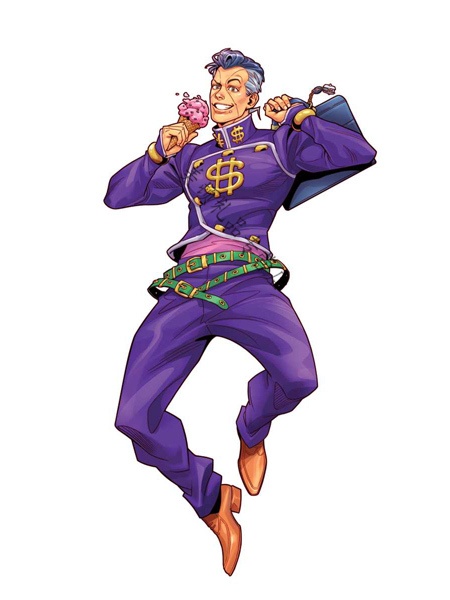 jojo的奇妙冒险 第1/2/3/4/5部亚克力立牌现货黄金之风承太郎周边 第3