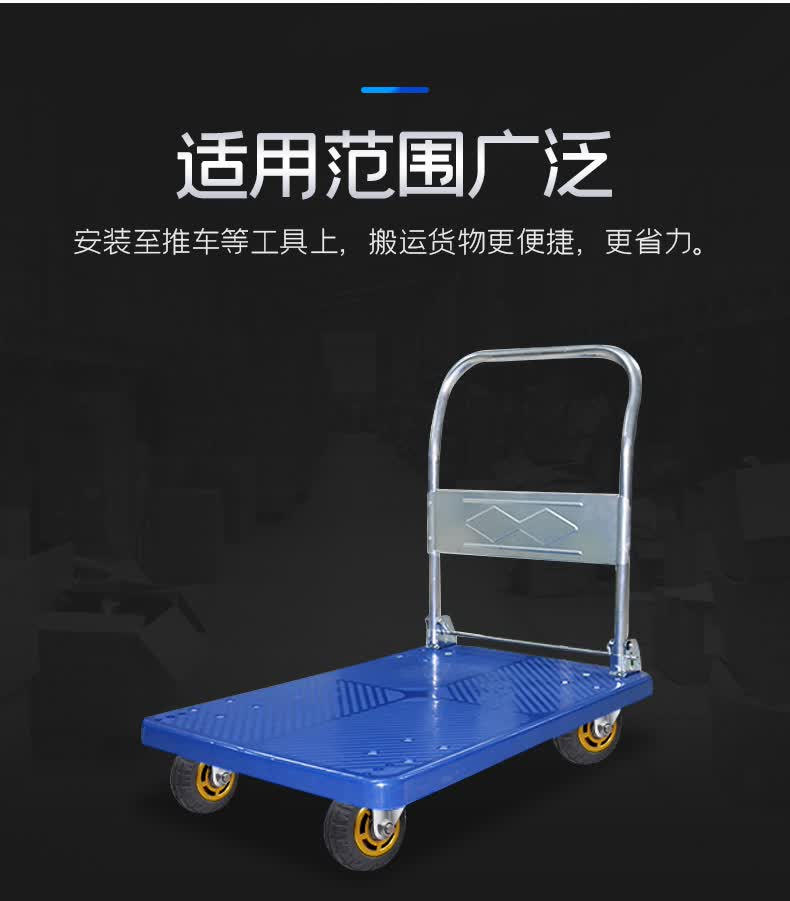 菲克万向轮轮子橡胶轮带轴承刹车平板车手推车3寸4寸5寸重型脚轮5寸