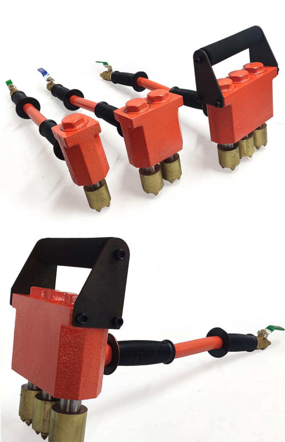 混凝土凿毛机气动手持式多头打毛机墙面桥梁隧道石材合金凿毛锤子