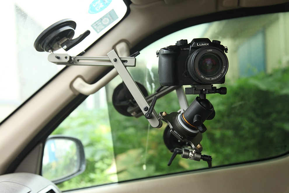 asxmovxp02车载吸盘拍摄架万向调节车戏拍摄车拍减震汽车拍摄车载吸盘