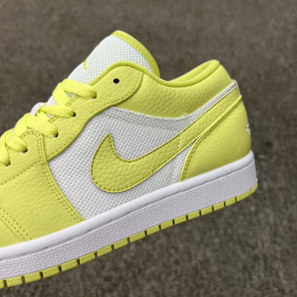 运动鞋air jordan 1休闲运动篮球鞋low"limelight"荧光黄 aj1 低帮