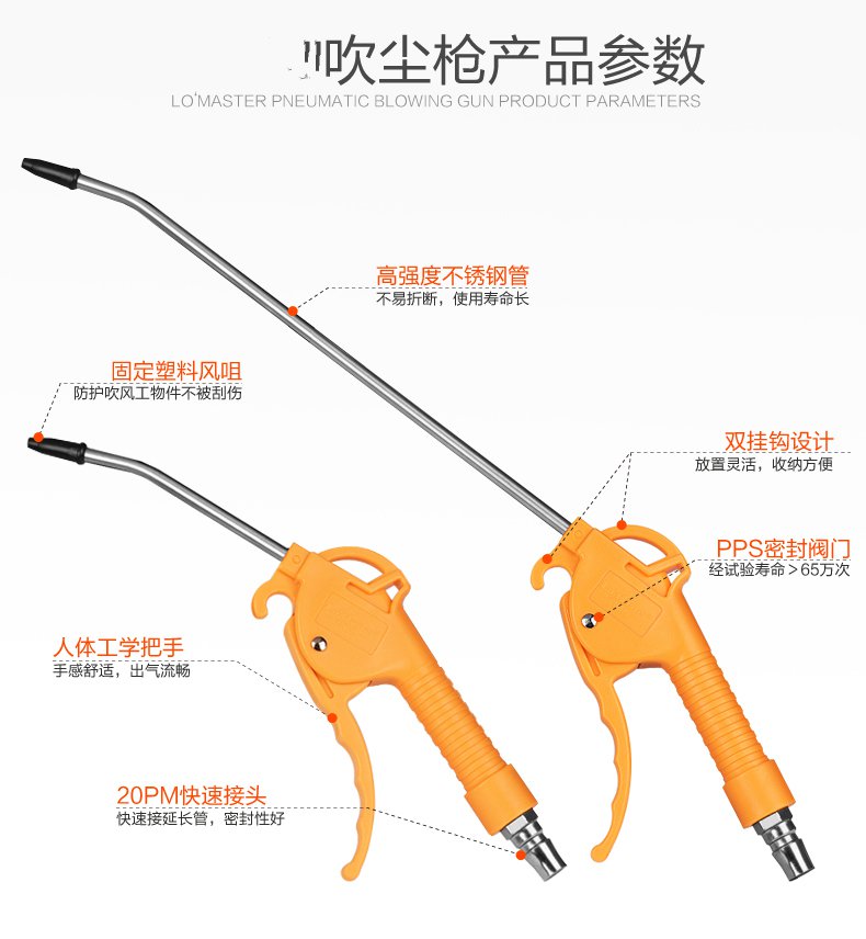 气动吹尘枪结构图图片