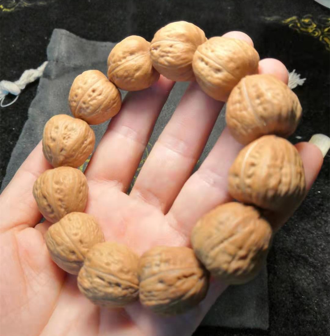 顶妃 小核桃手串 野生文玩小核桃 门头沟 秋子 京八棱核桃手串 矮
