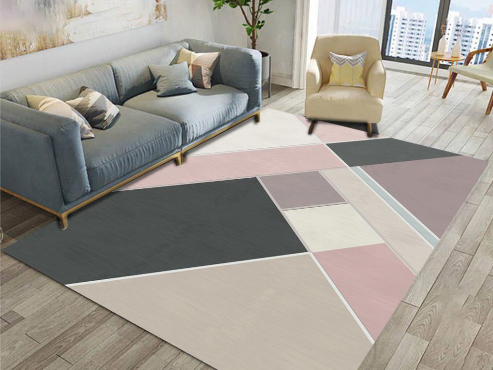 家用地毯客厅沙发茶几卧室床边简约大面积房间办公室地毯定做c5图100