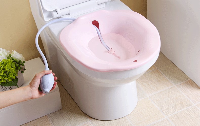 免蹲坐浴盆孕妇盆洗屁股盆男女清洗盆产后月子盆马桶坐洗盆加大厚椭圆