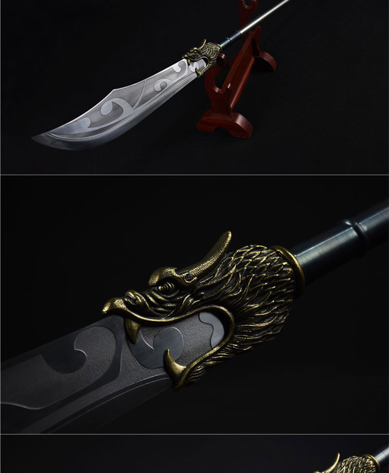 关刀长款青龙偃月刀真关云长大刀武术刀练武强身影视表演冷兵1器未