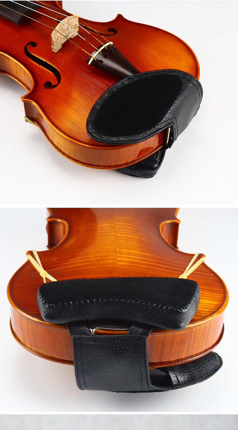 垫提琴配件垫肩托腮垫 【棕色款】单独腮托垫4/4-3/4小提琴使用【图片