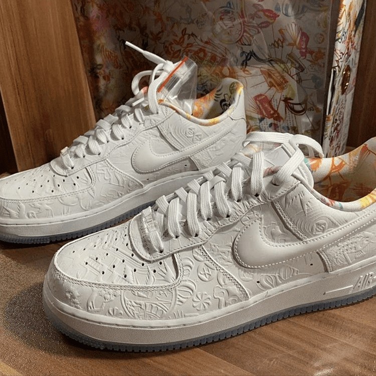 【旗舰官方店】af1空军一号剪纸鼠年限定男女鞋低帮休闲运动板鞋cu