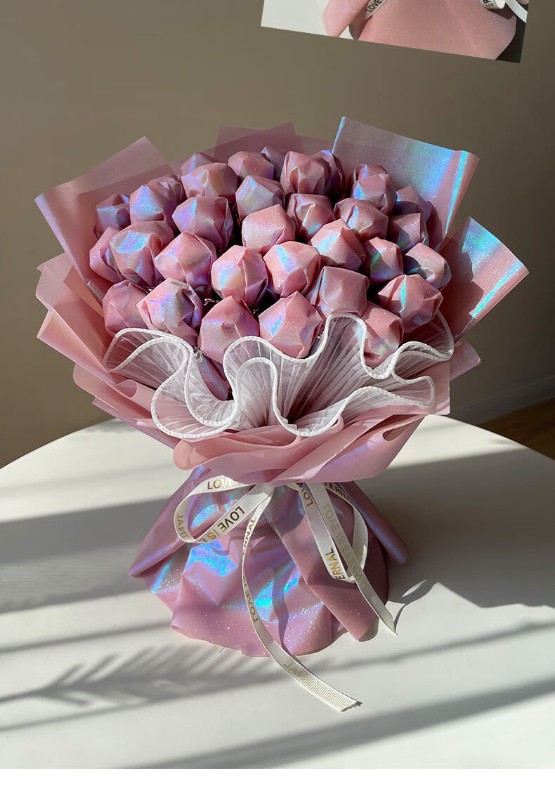 网红糖果棒棒糖花束成品现成六一送女朋友闺蜜生日礼物儿童节礼品