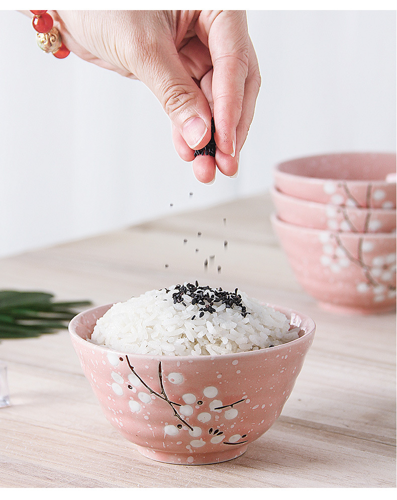 碗碟套装家用 4/6人陶瓷器汤碗盘子组合 日式吃饭碗筷 北欧创意餐具