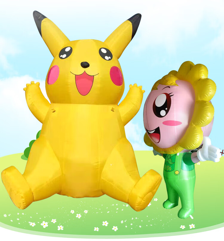 开业庆典拱门卡通形象 开业卡通人充气卡通气模充气行走卡通可定制