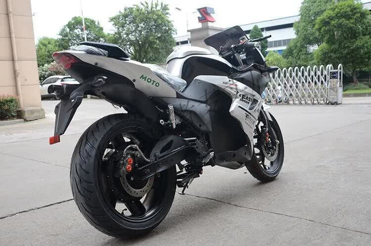 72v地平线s款电动大跑车趴赛街车电摩大功率电动摩托车公路赛跑车