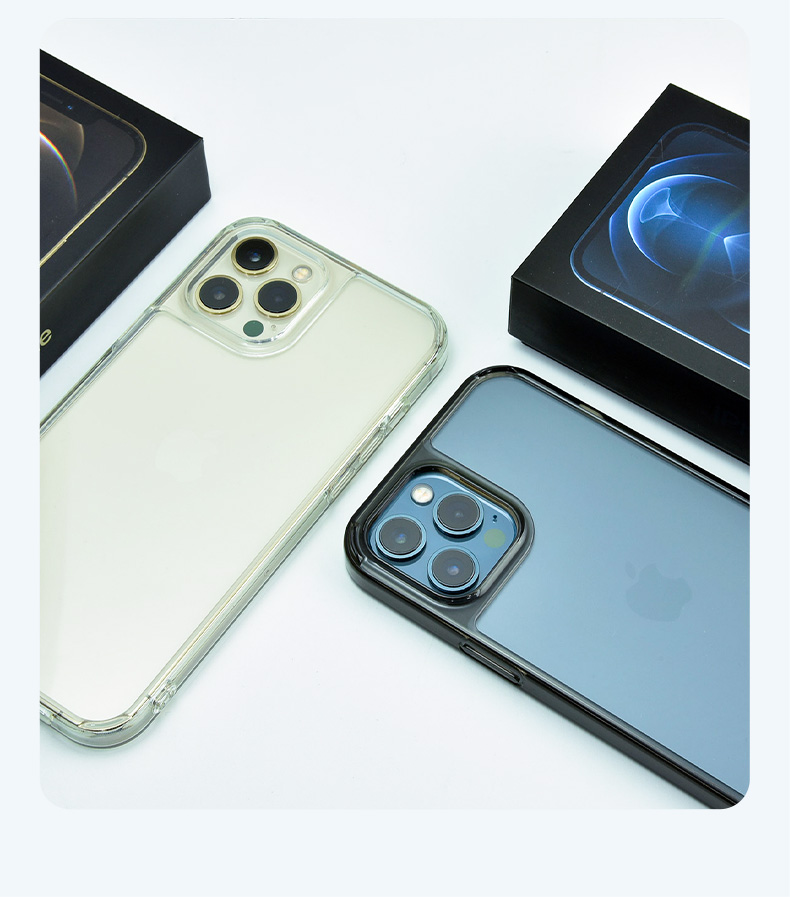 hoda好贴晶石iphone13pro钢化玻壳背壳手机壳mini防摔壳promaxe保护套