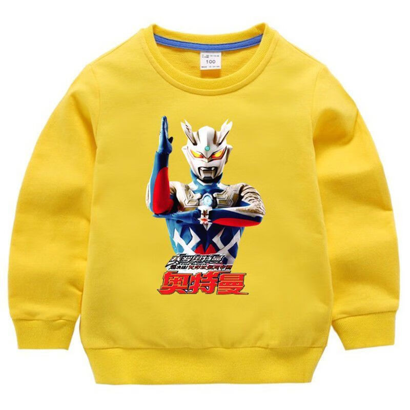 儿童秋衣套装男女童秋装卫衣奥特曼衣服春秋装儿童卫衣男孩帅气长袖
