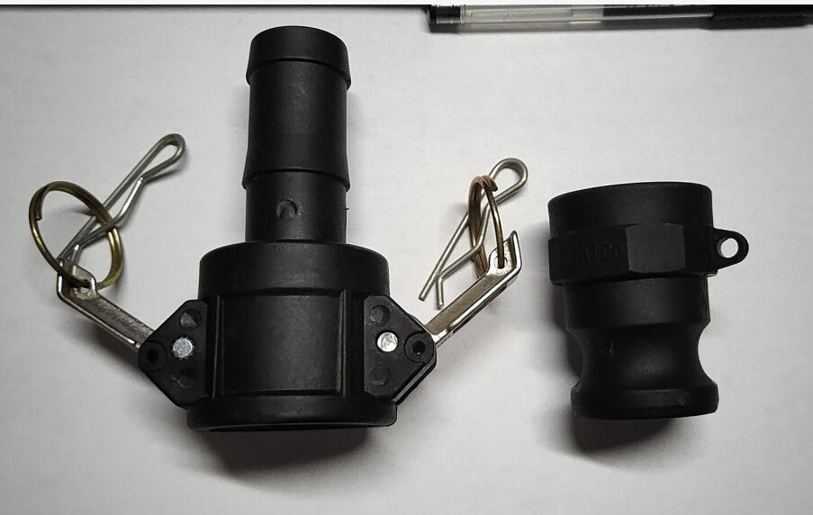 适用pe快接内牙接管pp快速接头塑料公母成套管道快速装换接-100 dn100