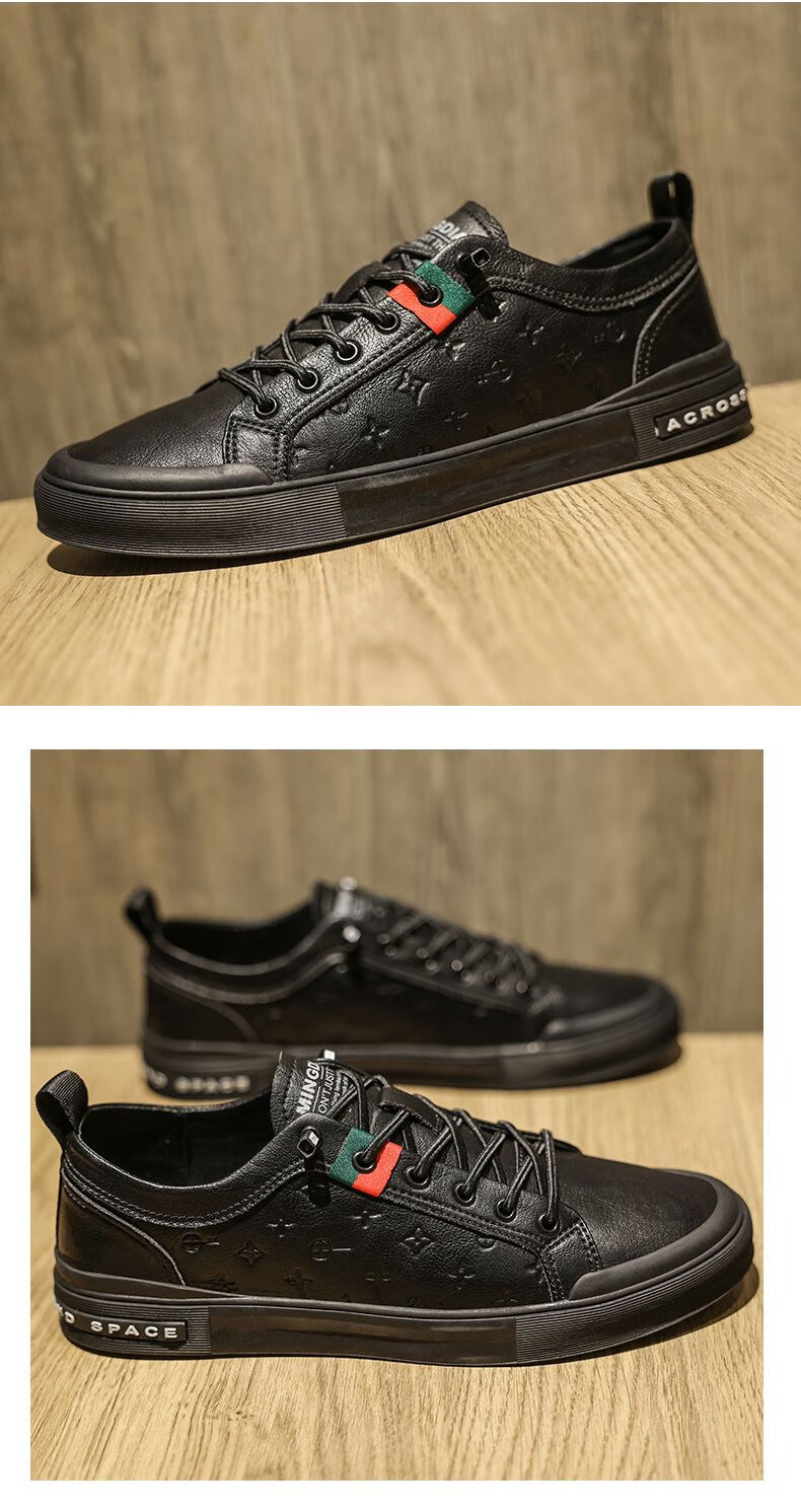 公牛巨人鞋子男潮鞋夏季透气百搭平底男鞋休闲板鞋运动潮板鞋 白色 43