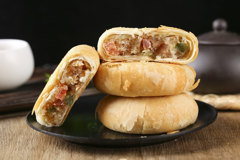 苏式酥皮五仁月饼散装多口味手工中秋老式伍仁糕点 好月饼五仁味10块