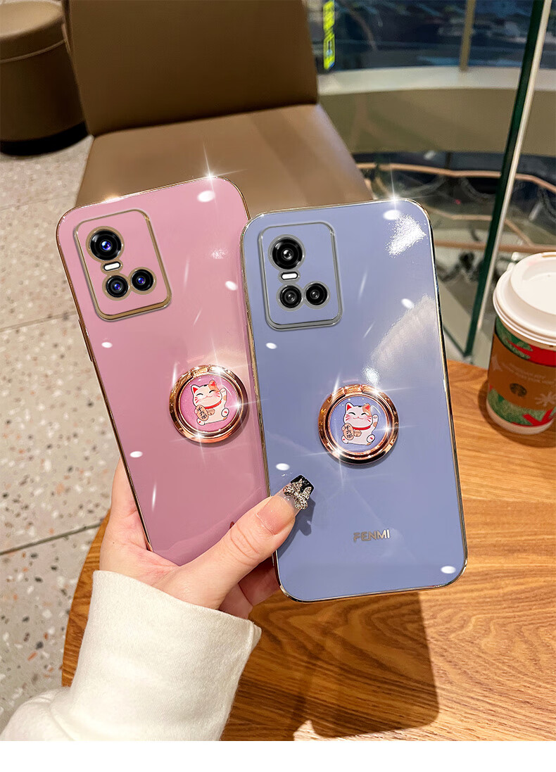 格倍摩 适用于vivos10手机壳新年红色s10pro可爱招财猫女生s10e网红