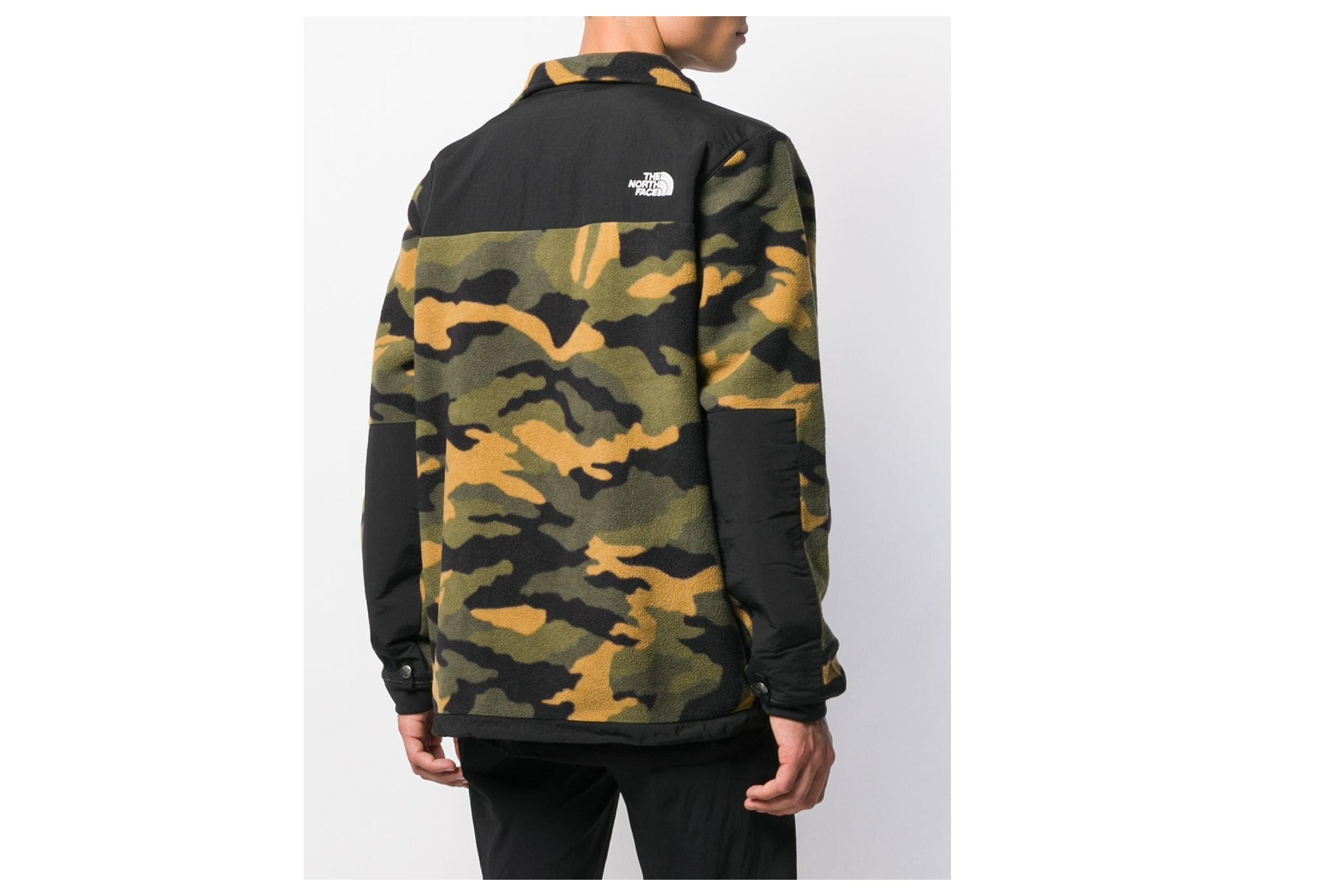 the north face 男士 denali迷彩夹克 北面冲锋衣 绿色 xl【图片 价格