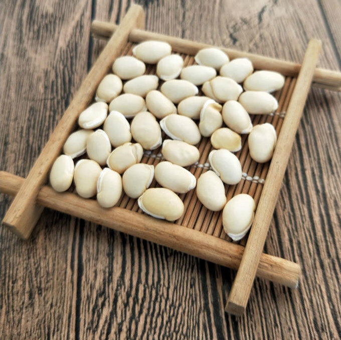 白扁豆食用小白扁豆中药材药用白扁豆五谷杂粮食用500g 白扁豆1斤 小