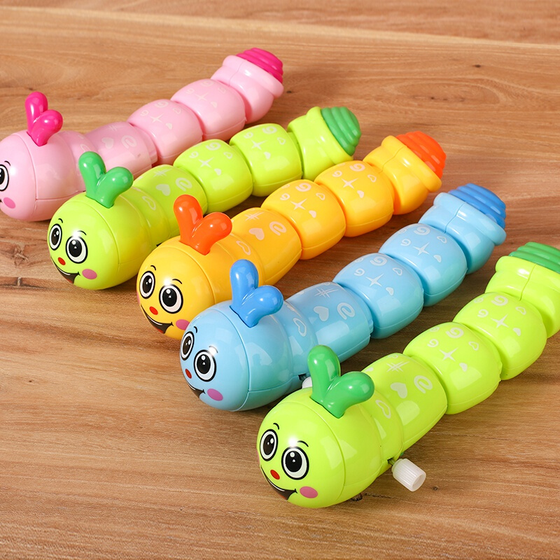 发条上弦动物毛毛虫网红玩具婴幼儿礼物会跑的上链条宝宝礼品3个上链