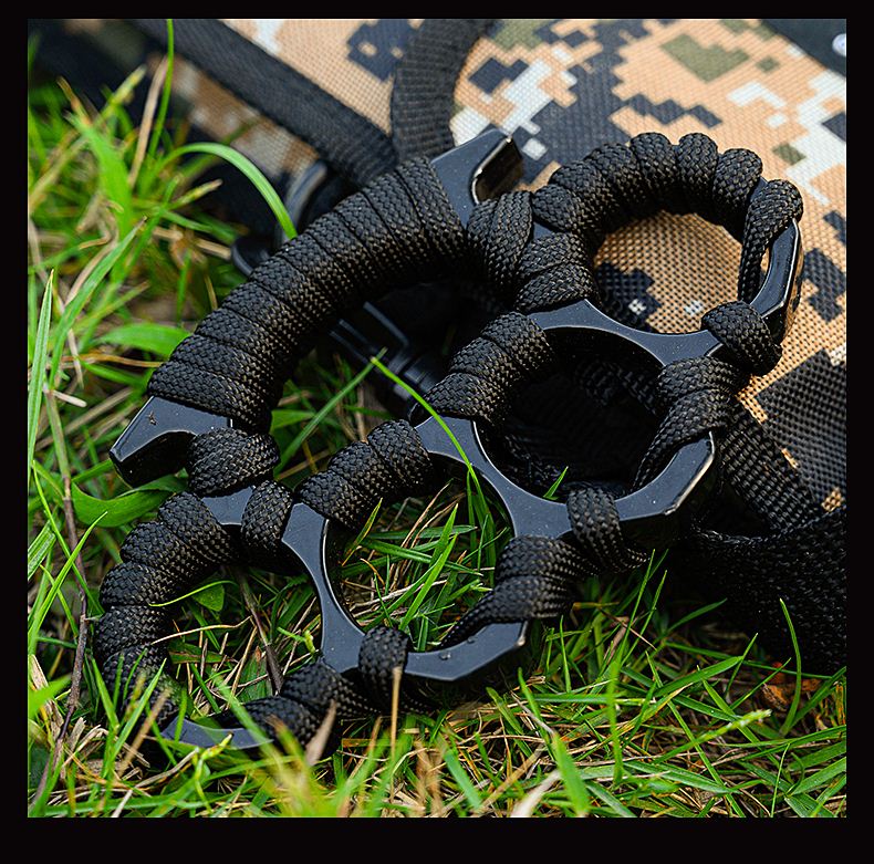 约龙(yuelong) 指虎防身拳刺虎指拳扣虎指虎指拳套玻纤指虎四指手撑子