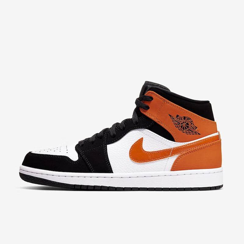 纯原耐穿 air jordan aj1 low黑橙扣碎篮板中帮篮球鞋克水泥 554725
