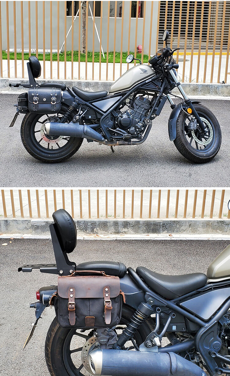 本田cm300边包改装适配肌车狼适用于cm300500侧复古边箱帆布防水靠背