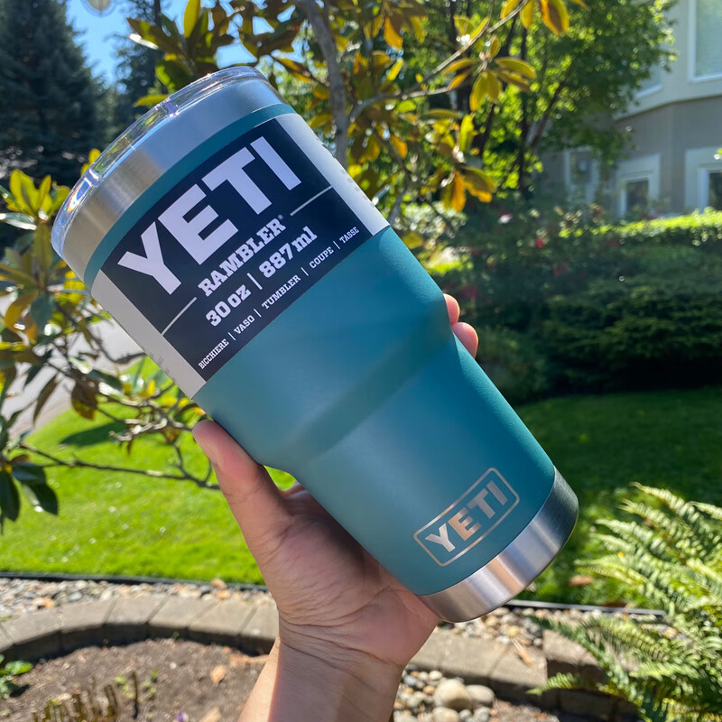 yeti保温杯现货加拿大yeti 双层不锈钢咖啡杯车载杯保温保冷多色多款