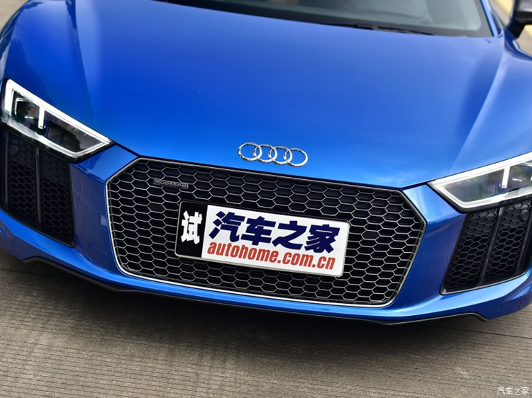 新款奥迪r8车标前后四环标圈圈标志机盖标改装黑色标贴v10排量标 亮
