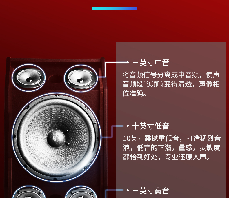 新科shinco10英寸家庭影院ktv会议音响点歌机系统套装功放组合家用